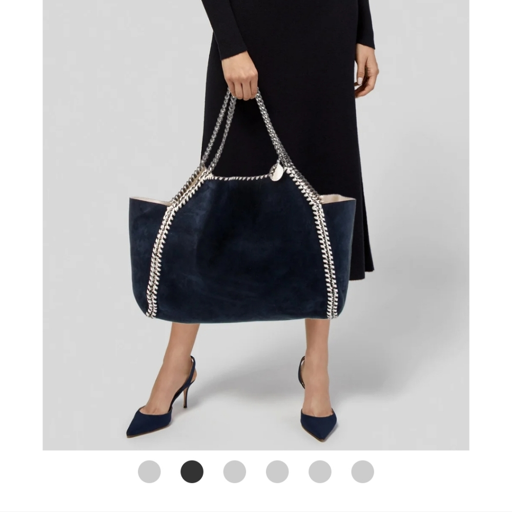 Stella mccartney navy blue tote purse/ handbag